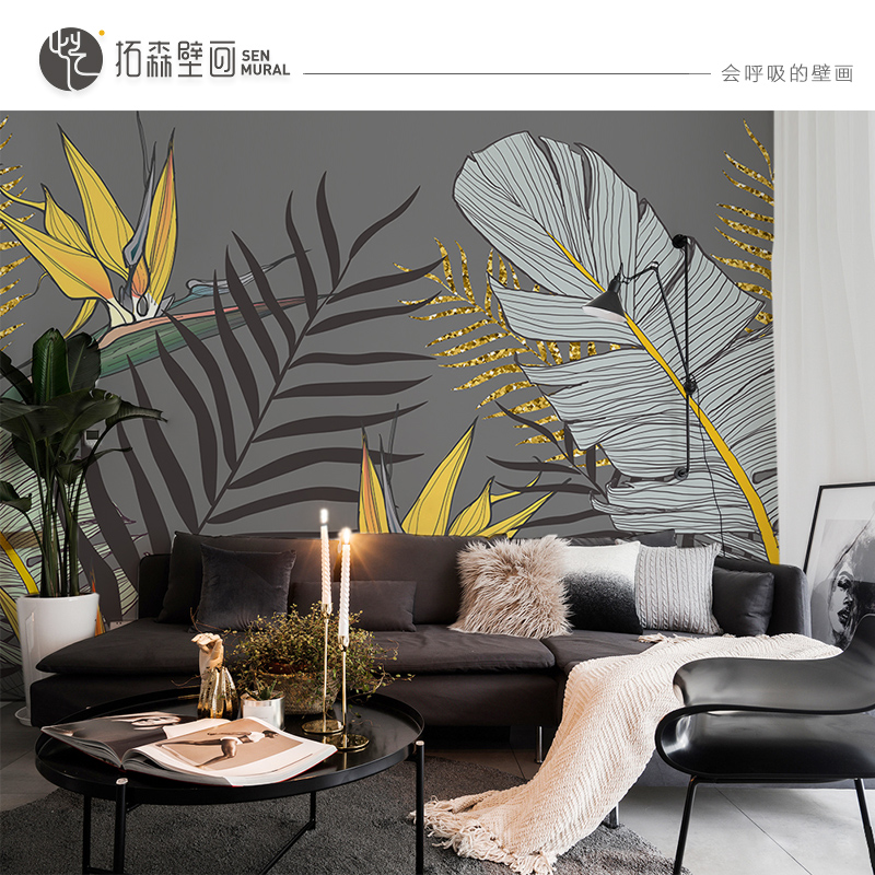 wallpaper Northern Europe style ins bedroom television Background wall a living room modern Simplicity atmosphere seamless Qiangbu customizedin the Decoration main material , Wallpaper , Non-woven wallpaper  category - from Buy2taobao.com to provide professional Taobao agent buy service