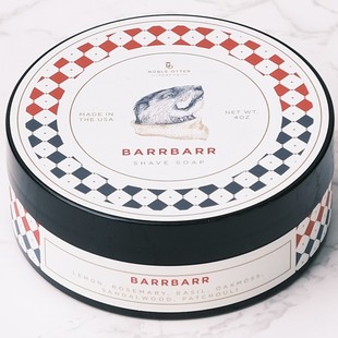美国水獭剃须皂 Noble Otter- BARRBARR SHAVING SOAP 巴尔巴尔