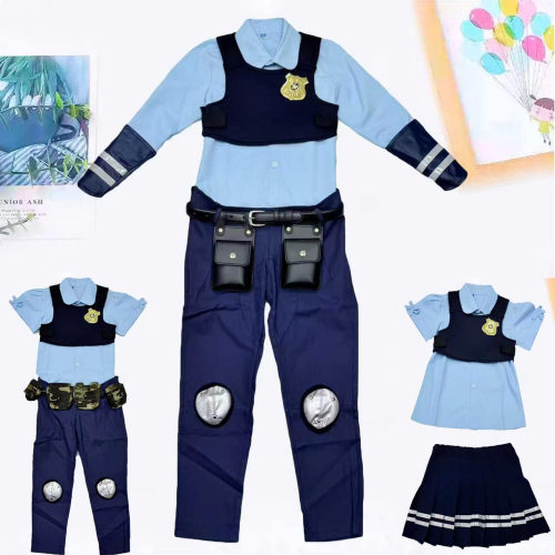 六一儿童节朱迪兔子警官COS服装