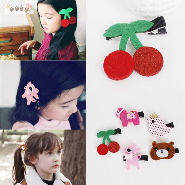 超萌卡通风韩国高档儿童发夹