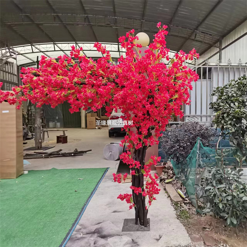 仿真三角梅树勒杜鹃花树假花树