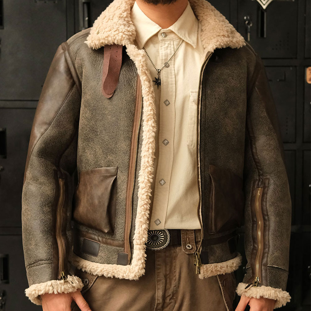 中古remake商店美式重磅夹克