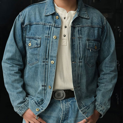 中古remake商店日系水洗牛仔外套