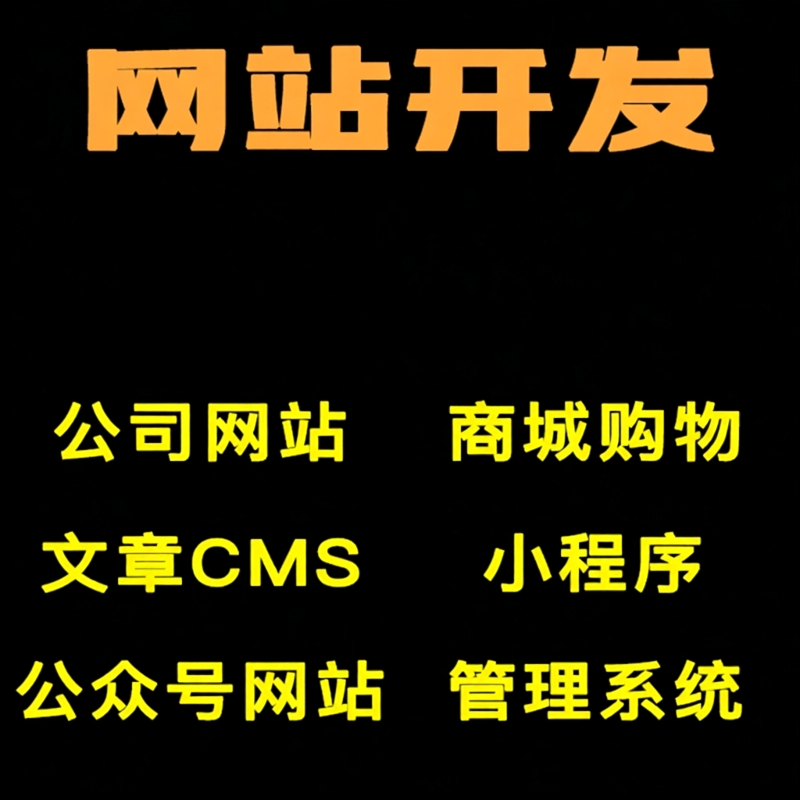 网站开发 公司网站 多语言网站 商城网站 公众号网站 管理系统