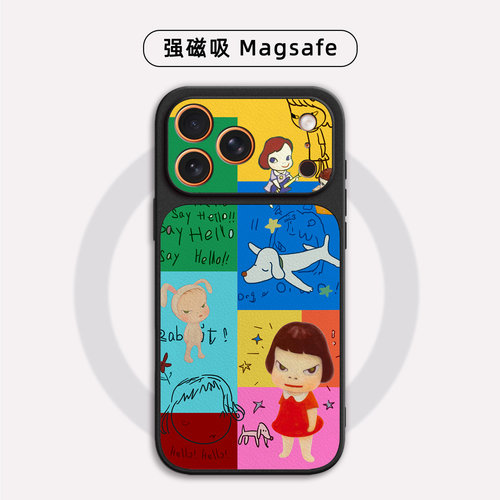 奈良美智磁吸Magsafe手机壳