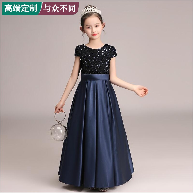 女青少年女童生日礼服考级公主裙