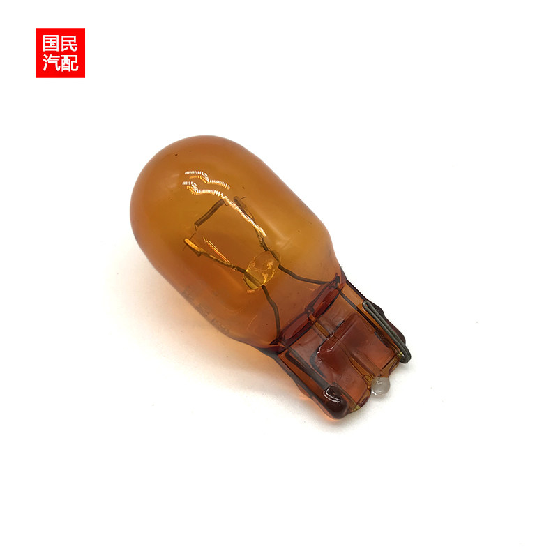适配途观/途欢/高尔夫6酷威后尾灯转向灯t20 wy21w 12v琥珀色灯泡
