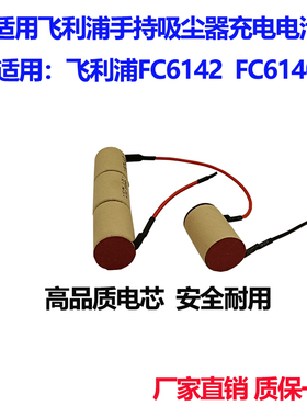 适用于飞利浦手持吸尘器FC6142 FC6140镍氢 4/5SC充电电池组4.8V