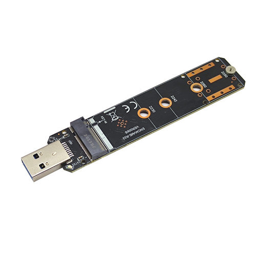 USB3.1转NVME SATA双协议M.2硬盘盒NGFF协议转A口 瑞昱RTL9210B