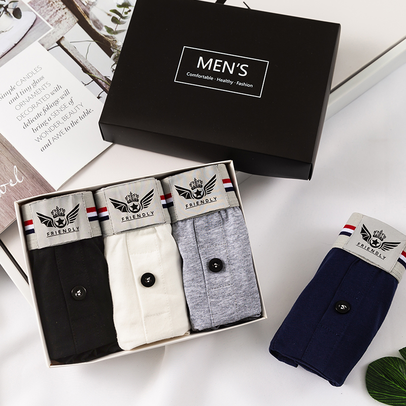 中腰四角三角平角女士内裤