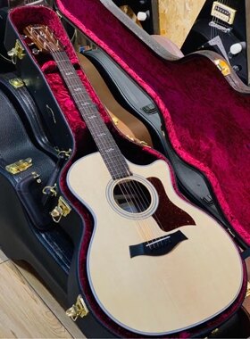 Taylor泰莱314CE 324CE Custom 414CE 424CE LTD全单电箱民谣吉他