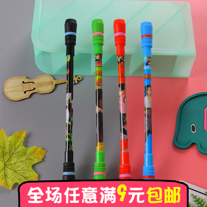 卡通动漫图案转转中性笔