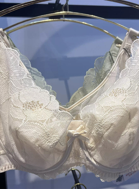 专柜正品奥丽侬超薄水晶杯透气舒适聚拢性感蕾丝深V文胸女OW8819