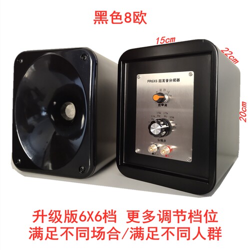 芾睿6X6档HiFi号角无源超高音箱