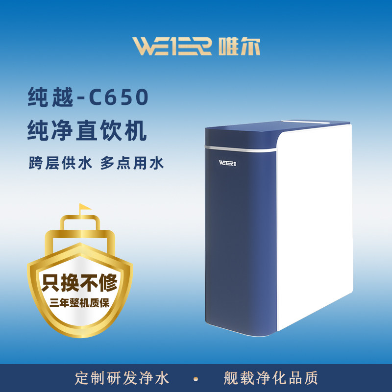 美国唯尔家用自来水大流量过滤厨房净水器RO反渗透直饮净水机滤芯