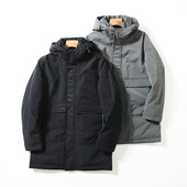 冬季 中长款 羽绒服男士 90白鸭绒加厚保暖宽松外穿连帽棉衣外套