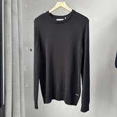 针织衫 毛衣男士 打底衫 长袖 秋冬季 保暖纯棉圆领套头衫