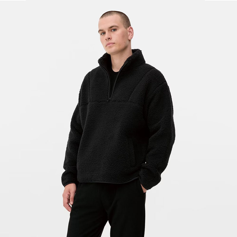 毛毛衣男士秋冬季加绒加厚保暖宽松大码套头半拉链卫衣,男装,卫衣,淘宝优惠券,粉丝福利购,淘宝优惠卷