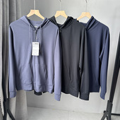 连帽卫衣男春秋季 户外运动跑步吸湿速干薄款 夹克外套