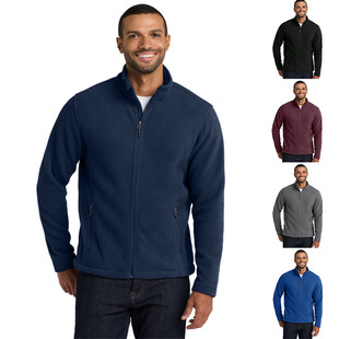 宽松大码 外穿开衫 保暖运动立领抓绒衣外套 秋冬薄款 摇粒绒夹克男士