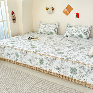 定制榻榻米大尺寸床单老式老粗布农村土炕垫老式床单四季通用单层