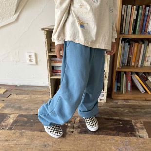 25秋儿童宽松休闲捏折可收口卫裤 butter BabyWe韩国代购 童装 长裤