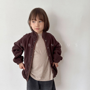 digreen▲BabyWe韩国童装秋冬奥利绒外套保暖加绒可内搭可外穿