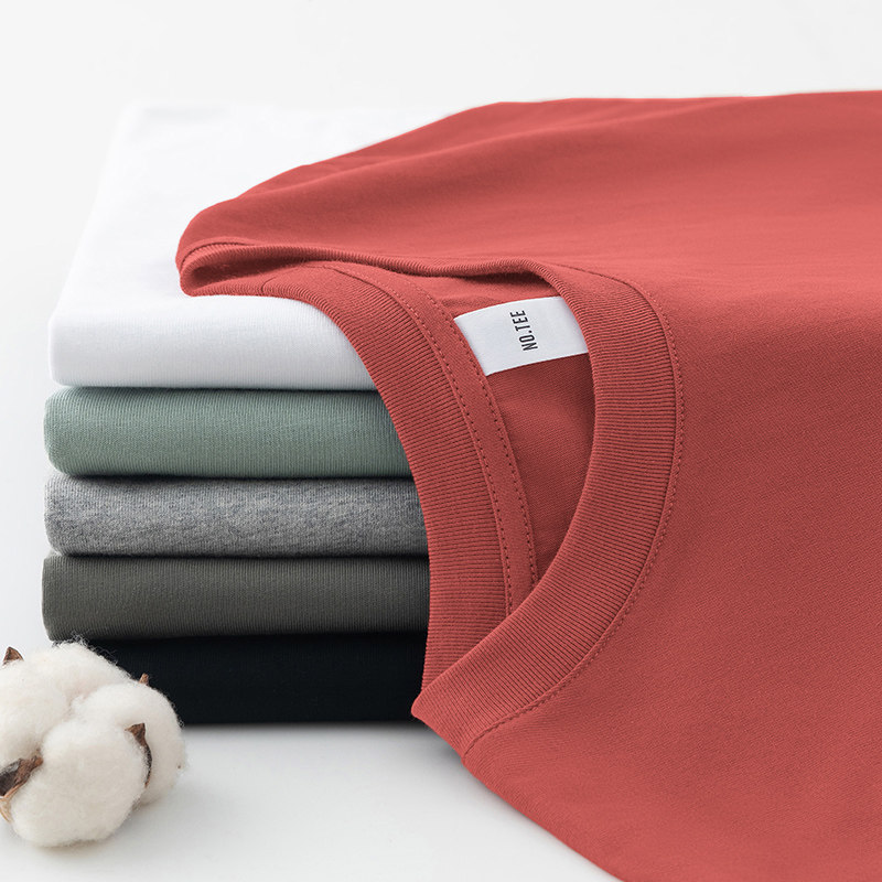 2026新款t恤男短袖棉夏季薄款宽松上衣服圆领半袖纯色体恤,男装,T恤,淘宝优惠券,粉丝福利购,淘宝优惠卷