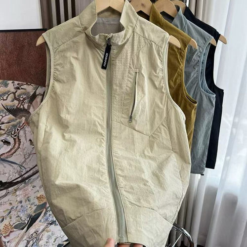 户外轻量速干机能马甲男运动外套