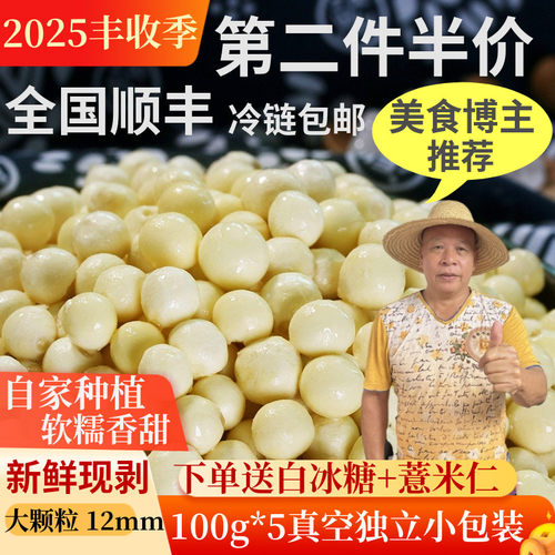 潮州东凤新鲜鸡头米2026冰冻芡实欠实大颗粒野生非干货500g去湿气