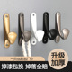 锌合金门后小衣钩挂衣钩一体钩黑色银色免打孔门窗柜子小衣钩