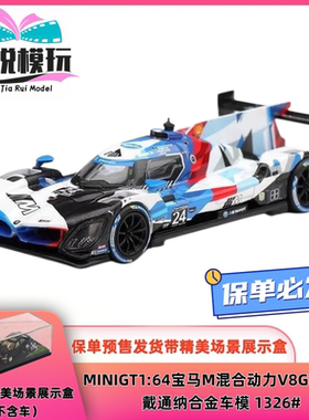 MINIGT164宝马MV8GTP车模