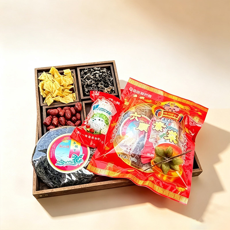 五样斋菜潮汕拜老爷佳品里面独立包装斋菜摆件摆桌贡品家用