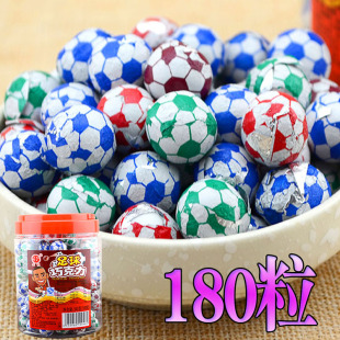 足球巧克力球地球网球彩蛋 地球仪糖540克小吃零食90儿童怀旧年货