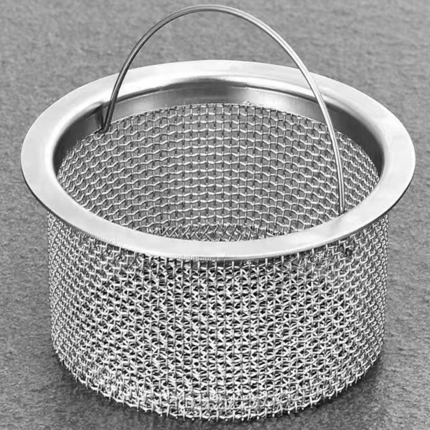 厨房水槽不锈钢过滤网洗菜盆水池地漏网下水道提笼厨房残渣通用网