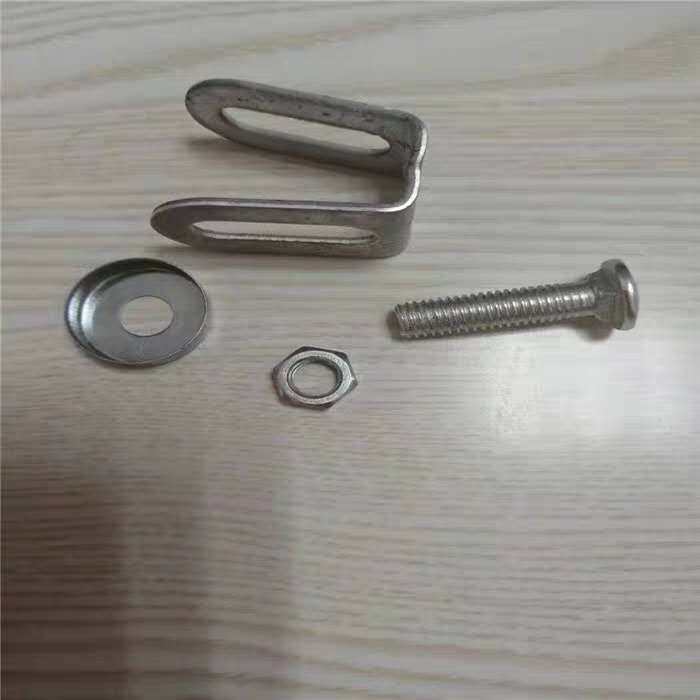 勾花网U型卡配件篮球场C型镀锌螺丝防盗帽抱卡链接件球场防护围栏,五金/工具,护栏/隔离栏,淘宝优惠券,粉丝福利购,淘宝优惠卷