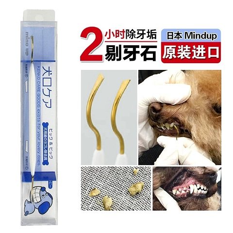 土豆麻麻 mindup宠物牙结石去除器狗狗双头刮牙器去牙结石牙垢