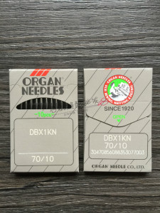 。正宗进口风琴牌机针大圆头防扎眼进口平车针DB*1KN 防针洞 防破