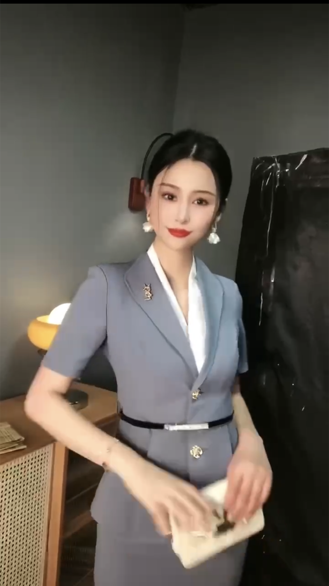 夜总会dj公主制服夏夜场ktv公关女服务员空姐工作服短袖时尚显瘦