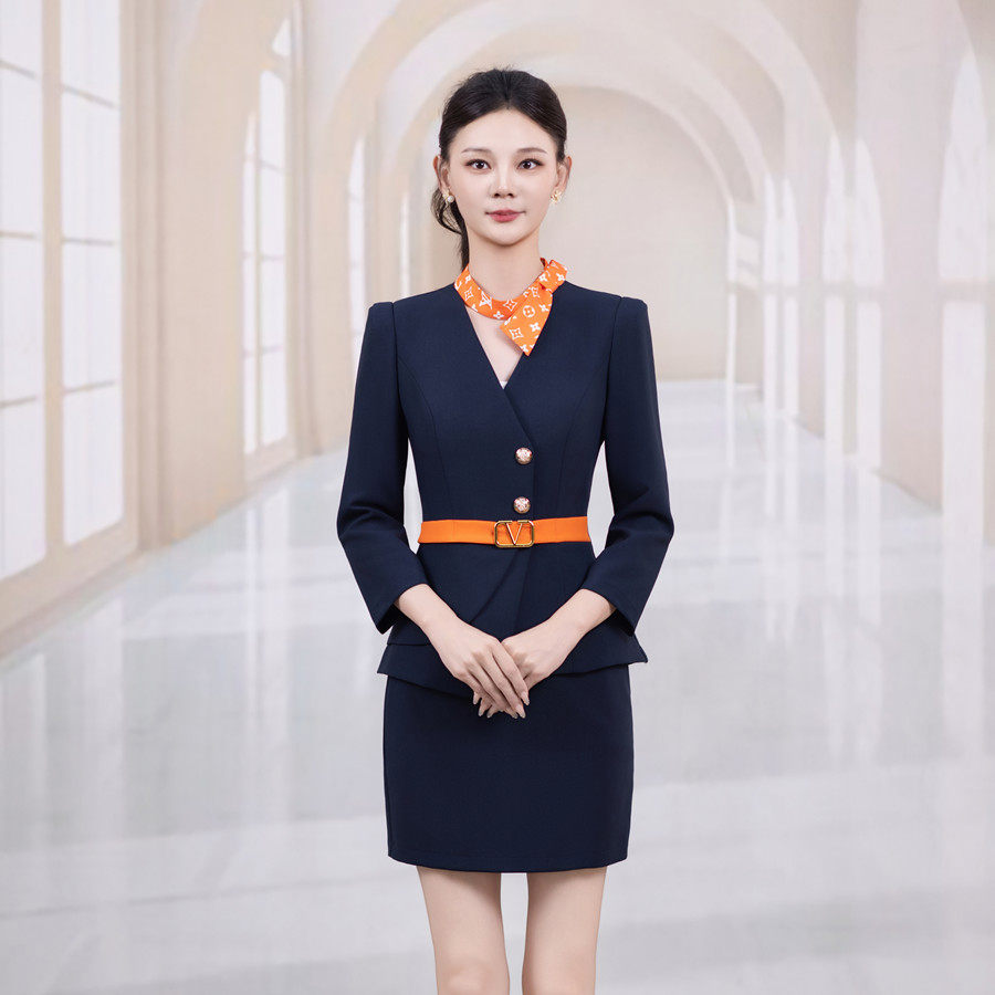 酒吧ktv服务员工作服定制夜场气质公主服制服足浴技师套装