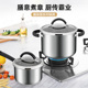 顺发菲尔特膳厨霸汤锅奶锅加高加厚304不锈钢炖锅通用