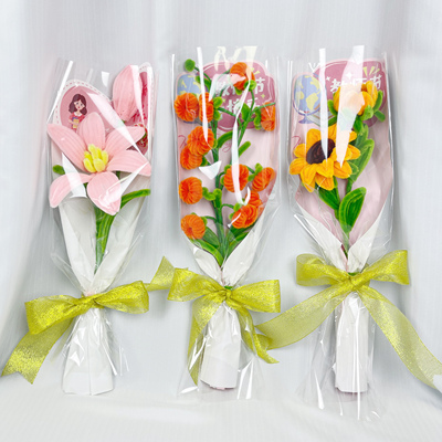 教师节手工创意扭扭棒花束