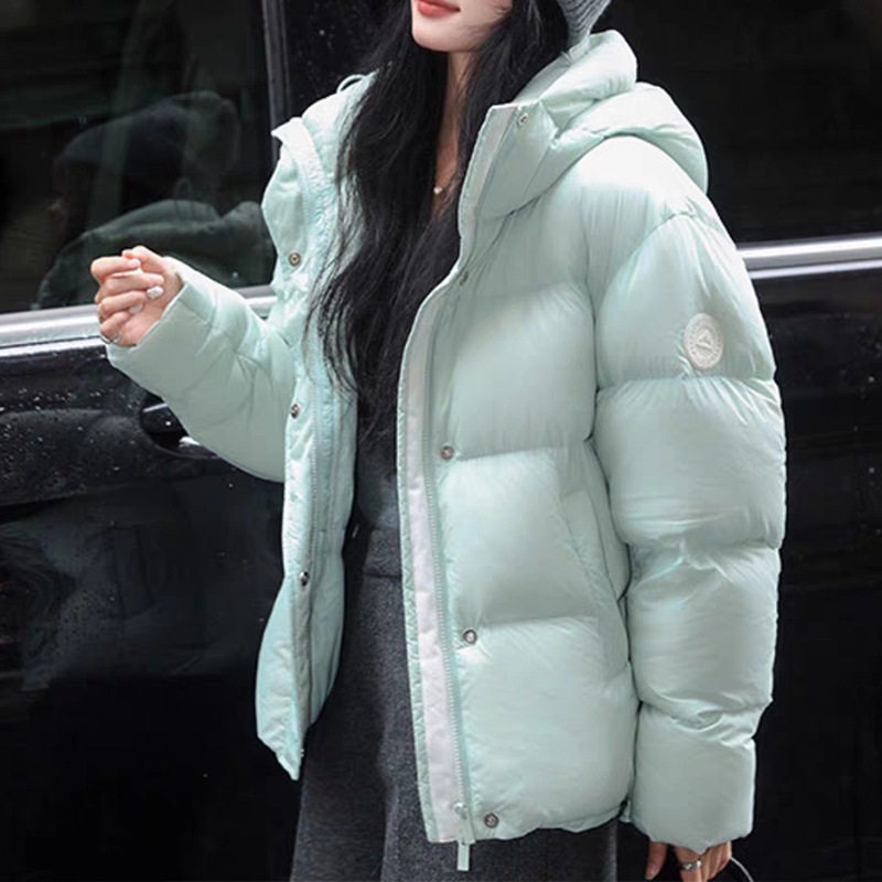 泡芙羽绒服女款冬季女装新款鸭绒连帽外套短款冬装高级感时尚外套