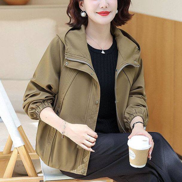 妈妈春装即墨卫衣外套女士2026春季新款高端大气上档次棒球服上衣
