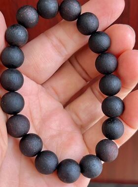 精品降真香手串10mm单圈男女款奇楠佛珠手链文玩木珠礼品