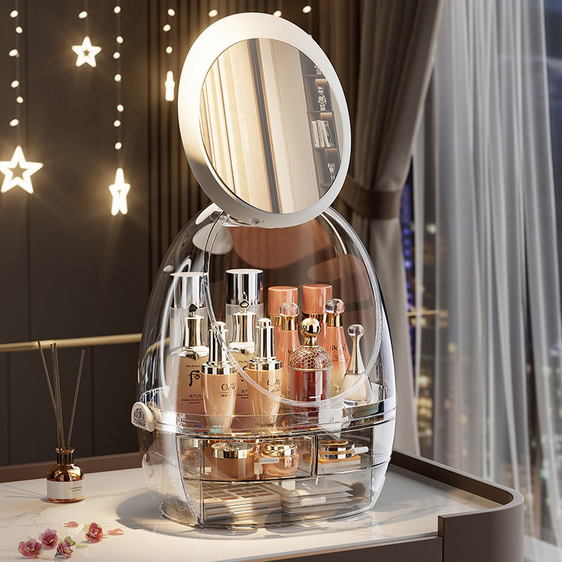 化妆品收纳盒抽屉式防尘大容量