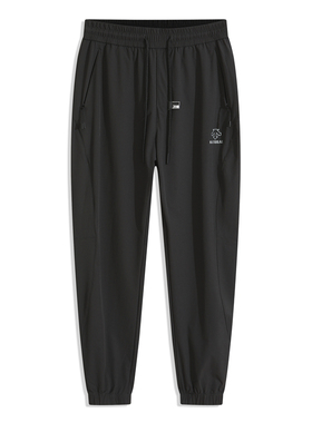 深灰色速干裤修身显瘦束脚裤小脚裤运动裤男裤裤子缩口四季款薄款