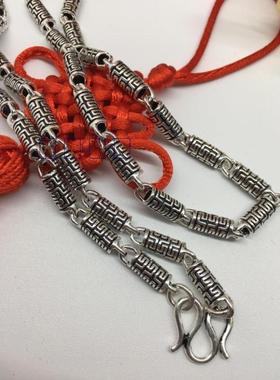 925纯银复古项链送男友