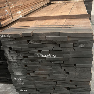 普一 SUP级 美国黑胡桃原木板45厚家具烘干原木板材 北美FAS级