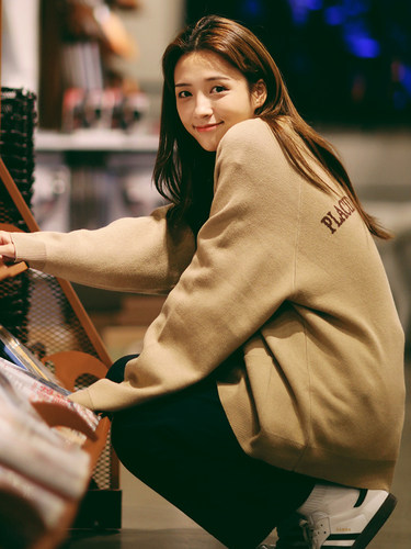 复古毛衣潮牌纯棉百搭针织衫开衫